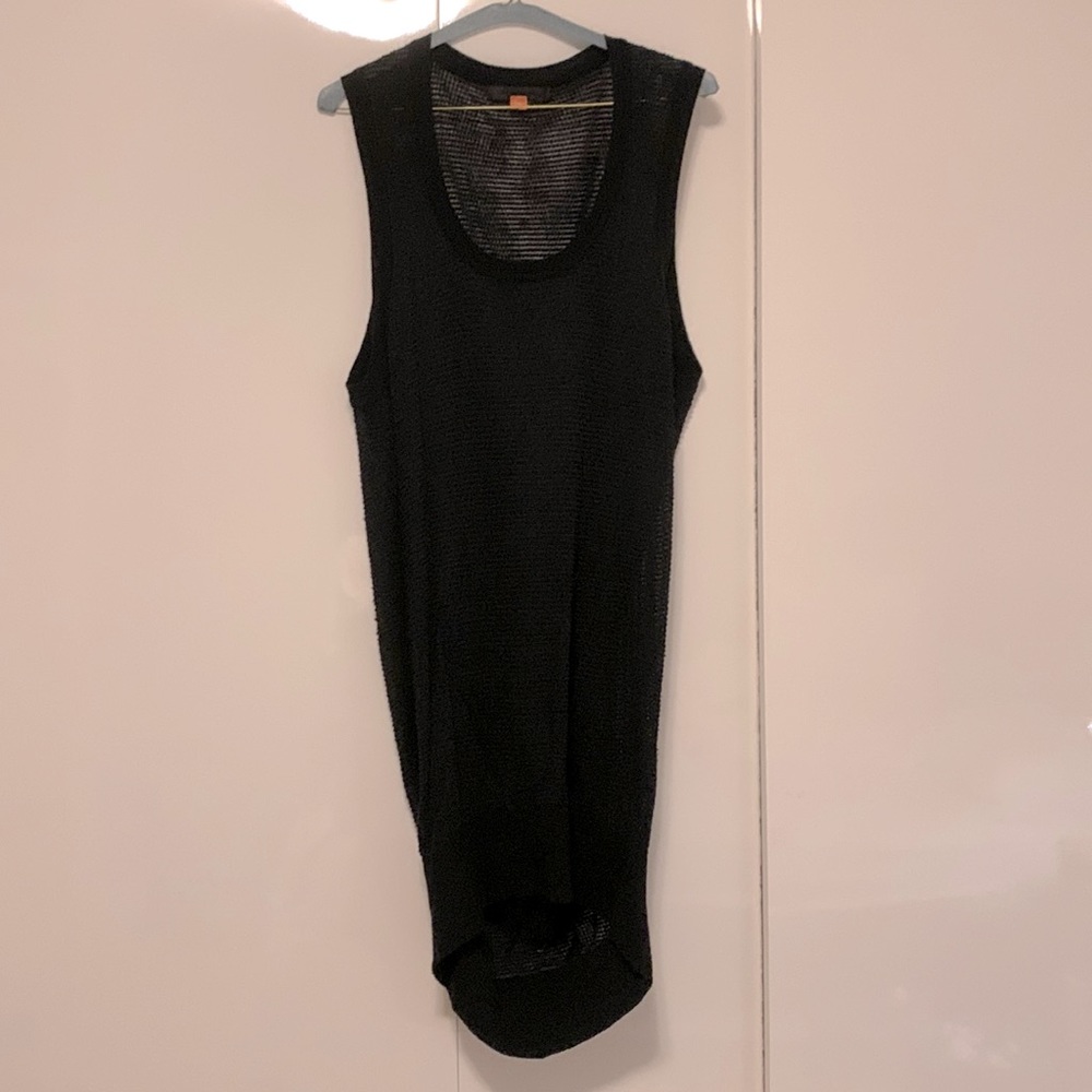 Alexander Wang wool knit dress no lining vest black xs